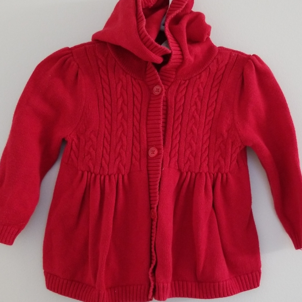 Gymboree Red Hooded Sweater